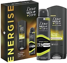 Набор - Dove Energise Set (sh/gel/250ml + deo/spray/150ml) — фото N1