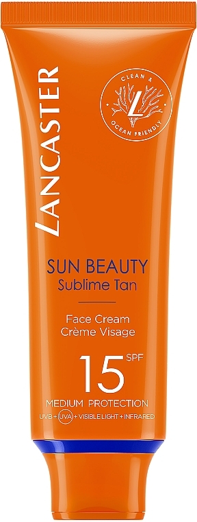 Сонцезахисний крем для обличчя - Lancaster Sun Beauty SPF15 — фото N1