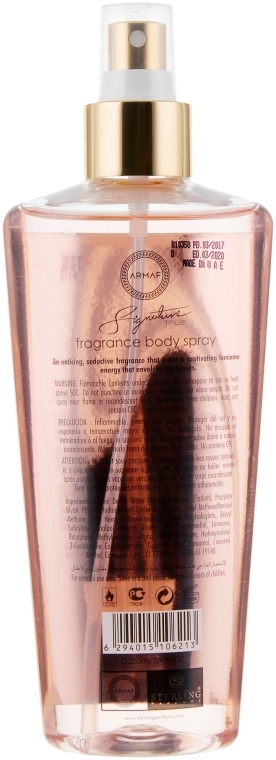 Armaf Signature True - Парфюмированный спрей для тела — фото N4