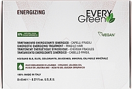 Духи, Парфюмерия, косметика УЦЕНКА Набор "Уход против выпадения волос" - EveryGreen Energising (ampoul/8x8ml) *