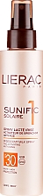 Перламутровое молочко-спрей для тела SPF30 - Lierac Sunific Solaire Spray Lacte Irise SPF30 — фото N2