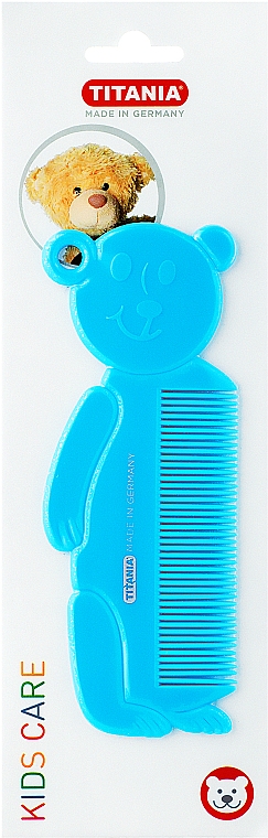 Гребешок для волос детский "Bear", голубой - Titania