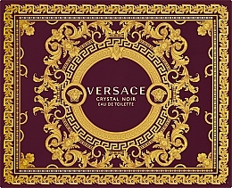 Парфумерія, косметика Versace Crystal Noir - Набір (edt/50ml + b/lot/50ml + sh/gel/50ml)