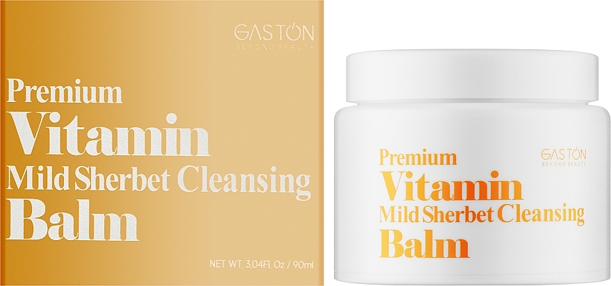 Гідрофільний бальзам - Gaston Premium Vitamin Mild Sherbet Cleansing Balm — фото N2