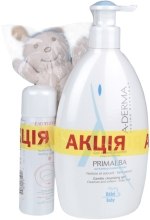 Духи, Парфюмерия, косметика Набор - A-Derma Primalba (gel/500ml + term/50ml + toy)