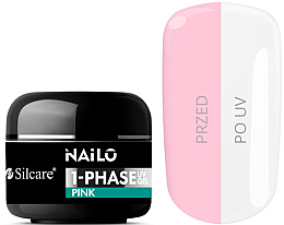 Гель для ногтей - Silcare Nailo 1-Phase Gel UV Pink — фото N1