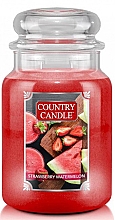Духи, Парфюмерия, косметика Ароматическая свеча - Country Candle Strawberry Watermelon
