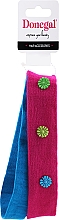 Обруч-пов'язка для волосся, 5495, рожево-блакитний - Donegal — фото N1