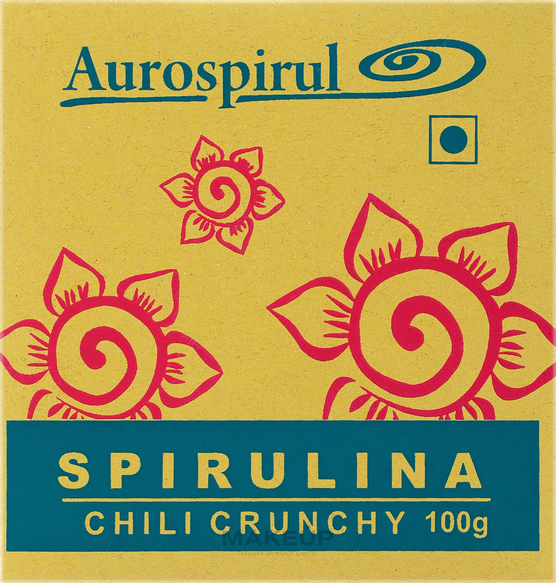 Пищевая добавка "Спирулина + Хрустящий чили" - Moma Aurospirul Spirulina Chili Crunchy — фото 100g