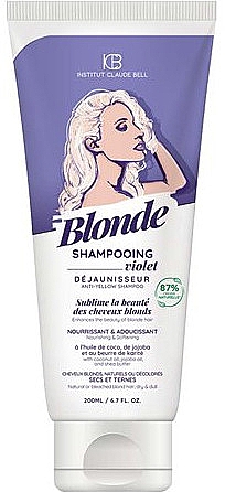 Шампунь для світлого волосся - Institut Claude Bell Blonde Shampooing Violet — фото N1
