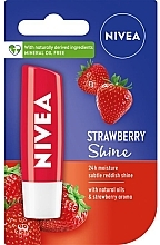Духи, Парфюмерия, косметика Бальзам для губ "Клубника" - NIVEA Strawberry Shine