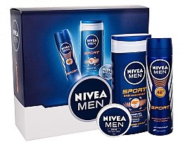 Духи, Парфюмерия, косметика Набор - NIVEA MEN Deo Sport 2017 (deo/150ml + sh/gel/250ml + cr/30ml)