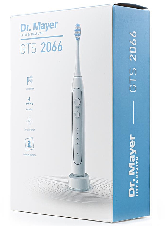 Звукова електрична зубна щітка GTS2066 - Dr. Mayer Electric Toothbrush — фото N4