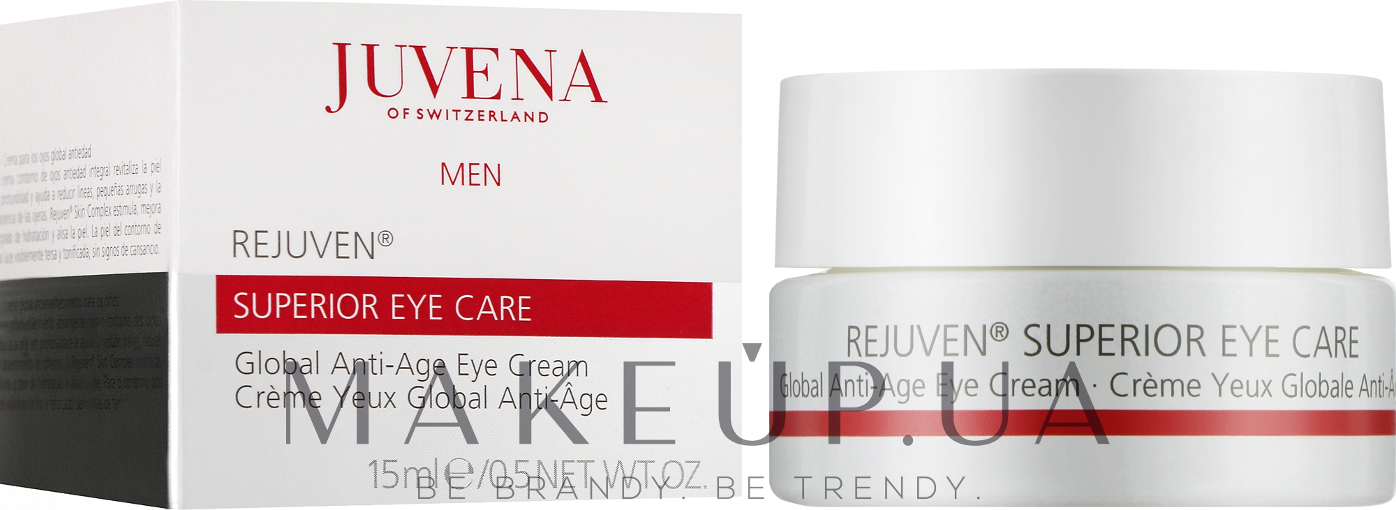 Комплексний антивіковий крем для догляду за шкірою повік - Juvena Rejuven Men Superior Eye Cream — фото 15ml