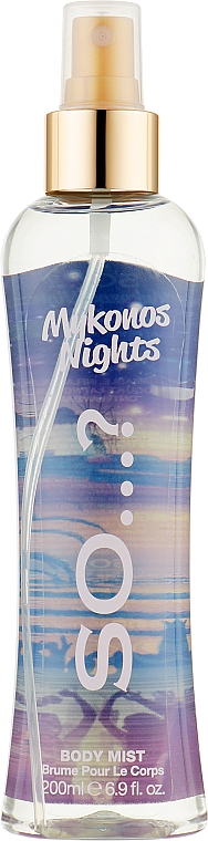 Спрей для тела - So…? Mykonos Nights Waves Body Mist — фото N3