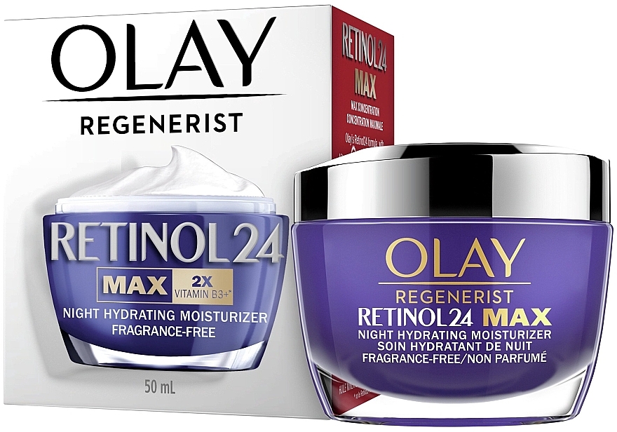 Увлажняющий ночной крем с ретинолом - Olay Regenerist Retinol24 Nigh Max Cream — фото N3