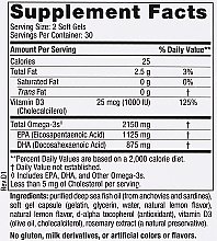 Харчова добавка зі смаком лимона "Омега 2X + вітамін D3", 2150 мг - Nordic Naturals Omega 2X With Vitamin D3 — фото N4