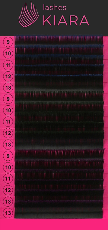 Ресницы для наращивания B 0,10 (9-13 mm) - Kiara Lashes — фото N1