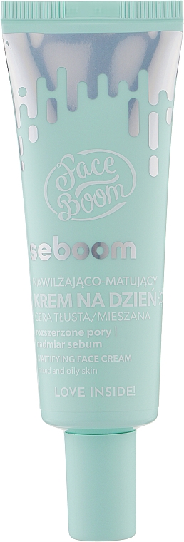 Увлажняющий и матирующий дневной крем для лица - BodyBoom FaceBoom Moisturizing-Mattifying Face Cream  — фото N2