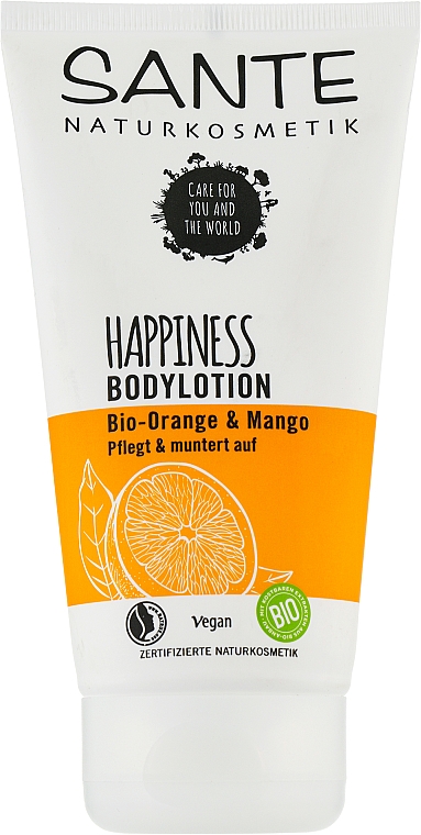 Био-лосьон для тела "Апельсин и манго" - Sante Happiness Orange & Mango Body Lotion