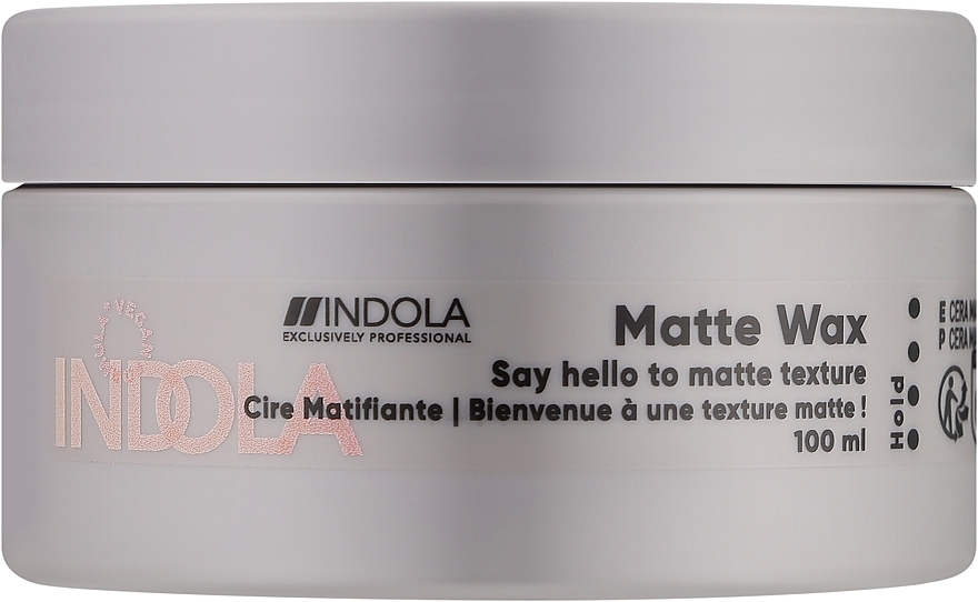 Матовий віск для волосся - Indola Care & Style Matte Wax — фото N1