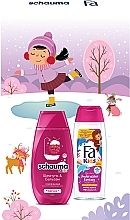 Набор "Kids girl. For Children’S Hair & Skin" - Schauma & Fa Kids (shmp/250ml + sh/gel/250ml) — фото N3