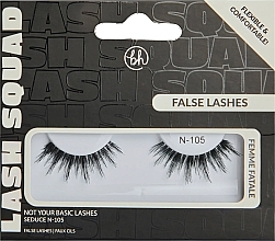 Духи, Парфюмерия, косметика Накладные ресницы - BH Cosmetics Femme Fatale False Eyelashes N-105 