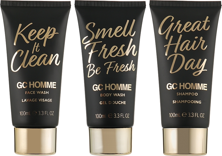 УЦЕНКА Набор - Grace Cole GC Homme Confidence (sh/gel/100ml + shm/100ml + gel/100ml) * — фото N4