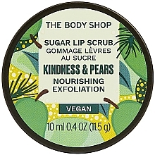 Духи, Парфюмерия, косметика Сахарный скраб для губ "Груша" - The Body Shop Kindness & Pears Sugar Lip Scrub