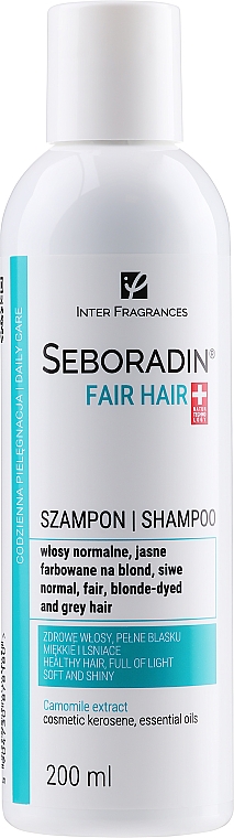 Шампунь для светлых и седых волос - Seboradin Blonde Grey Hair Shampoo