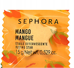 Духи, Парфюмерия, косметика Шипучая звездочка для душа "Манго" - Sephora 