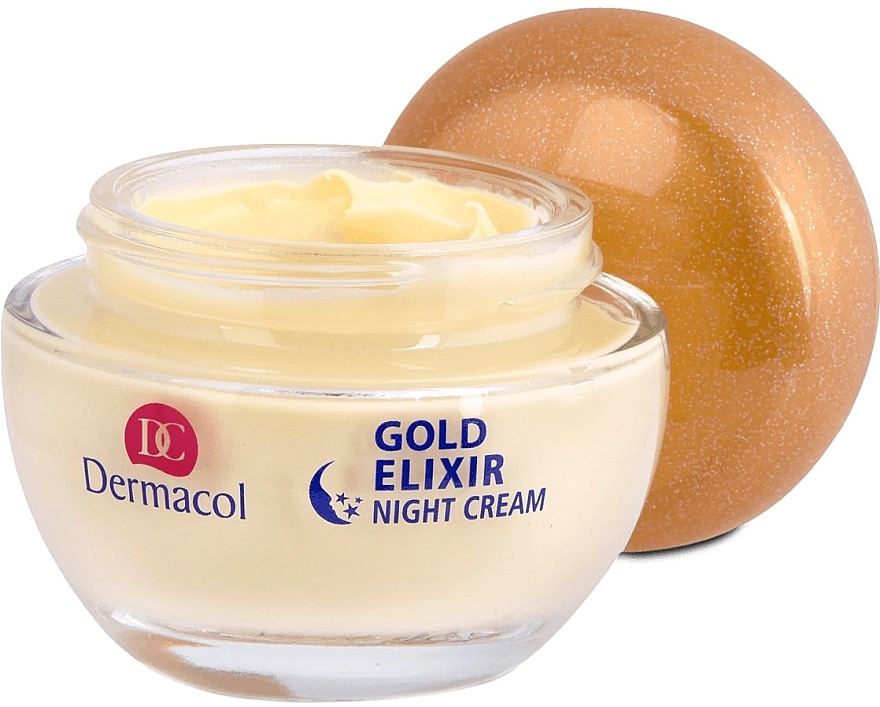 Набір - Dermacol Gold Elixir (f/cream/50ml + f/cream/50ml) — фото N3