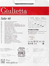 Колготки для женщин "Solo" 40 den, nero - Giulietta — фото N2