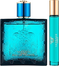 Versace Eros Set - Набір (edt/100ml + edt/10ml + bag) — фото N2