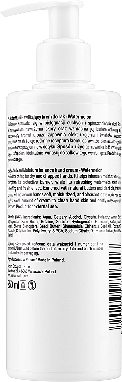 Крем для рук - Elisium AFTERmani Moisture Balance Professional Hand Cream Watermelon — фото N2
