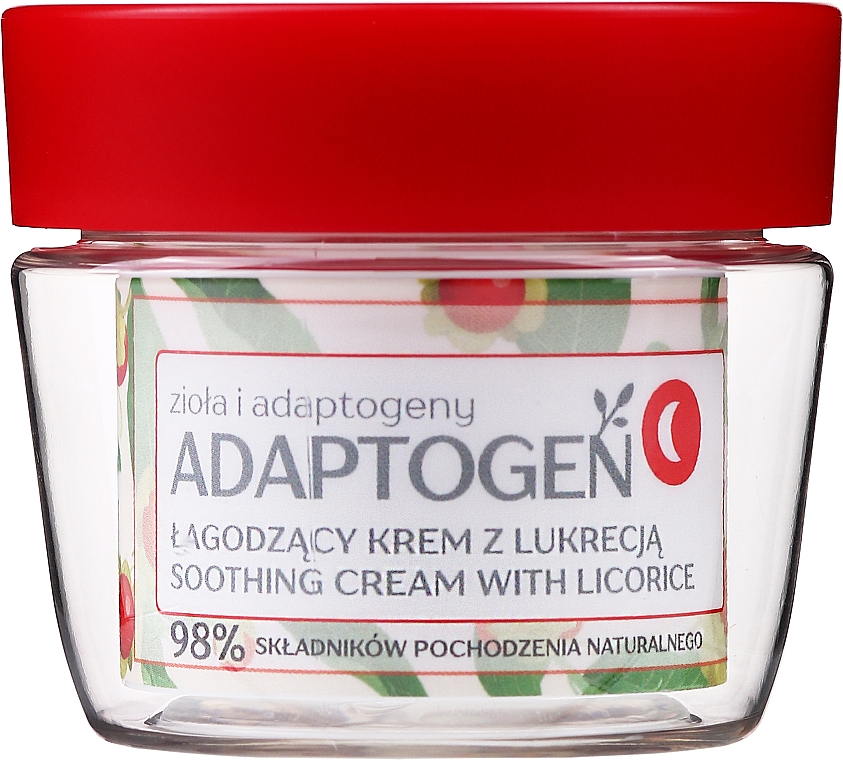 Успокаивающий ночной крем с лакрицей - Floslek Adaptogen Soothing Night Cream With Licorice — фото N2