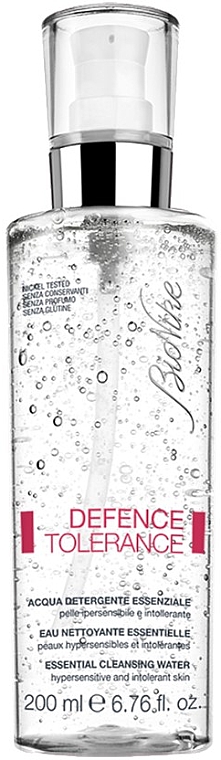 Очищувальна вода для обличчя - BioNike Defence Tolerance Essential Cleansing Water — фото N1