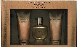 Парфумерія, косметика Sean John Unforgivable Woman - Набір (edp/75ml + sh/gel/100ml + b/lot/100ml)