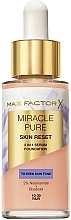 Тональний крем-сироватка для обличчя - Max Factor Miracle Pure 2in1 Skin Reset Serum Foundation — фото N1