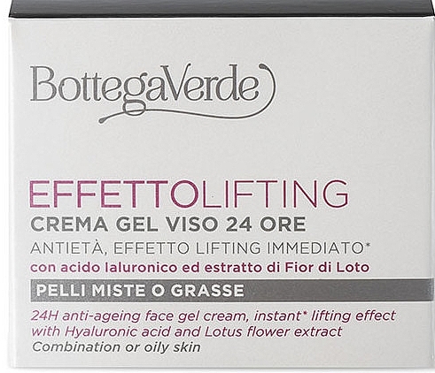 Антивозрастной гель-крем для комбинированной и жирной кожи - Bottega Verde Lifting Effect Anti-Ageing Face Gel Cream — фото N2