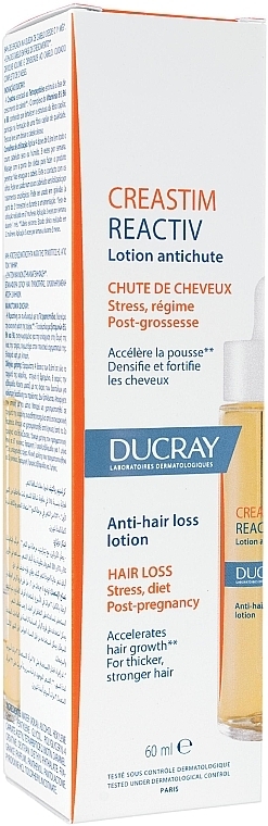 Лосьон от выпадения волос - Ducray Creastim Reactiv Anti-Hair Loss Lotion — фото N2