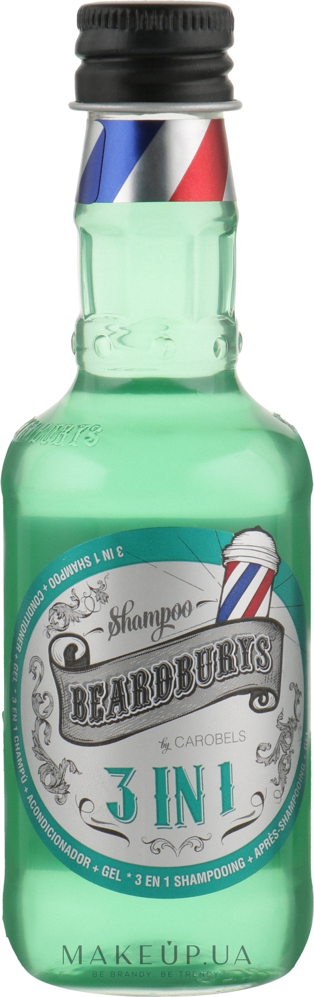 Шампунь-кондиціонер 3 в 1 - Beardburys Shampoo Conditioner And Gel — фото 100ml