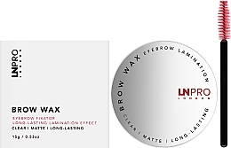 Фиксирующий воск для бровей - LN Pro Brow Wax Eyebrow Fixator — фото N3