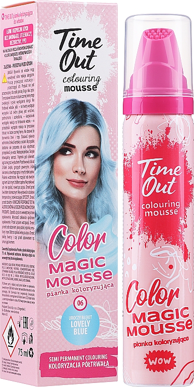 Окрашивающий мусс для волос - Time Out Color Magic Mousse — фото N2