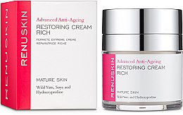 Духи, Парфюмерия, косметика Востанавливающий крем для лица - Monuskin Renu Advanced Anti-Ageing Restoring Cream Rich