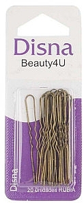 Шпильки для волос, золотистые - Disna Beauty4U — фото N1