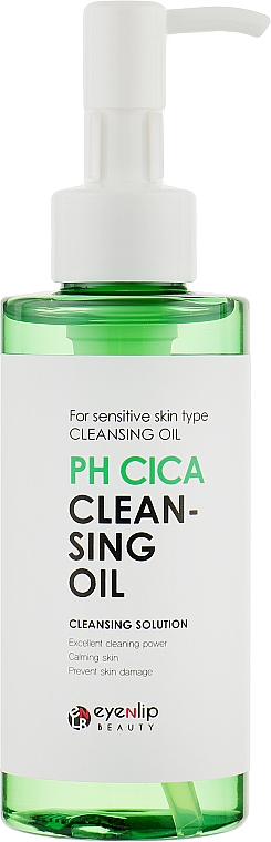 Гідрофільна олія з центелою азіатською для чутливої шкіри - Eyenlip pH Cica Cleansing Oil — фото N1