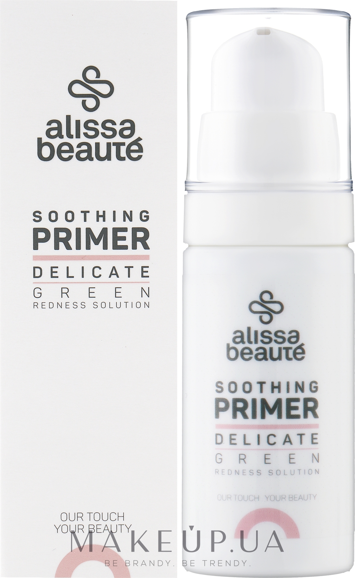 Заспокійливий праймер проти почервоніння - Alissa Beaute Delicate Soothing Primer — фото 30ml