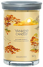 Ароматична свічка в склянці «Autumn Sunset», 2 ґноти - Yankee Candle Singnature — фото N1