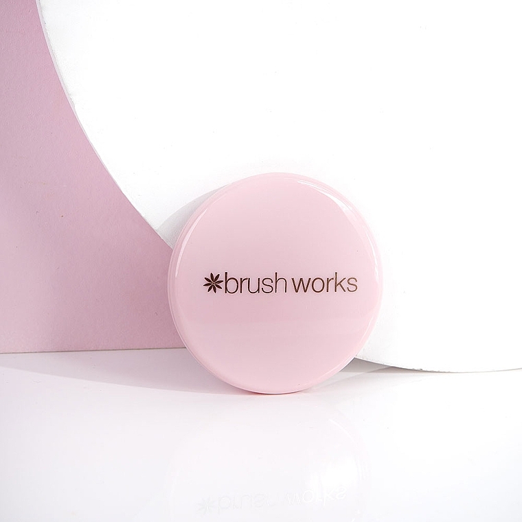 Зеркало карманное, розовое - Brushworks Compact Mirror — фото N4